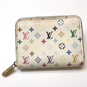 GENUINE LOUIS VUITTON Multicolor Zippy Coin Purse